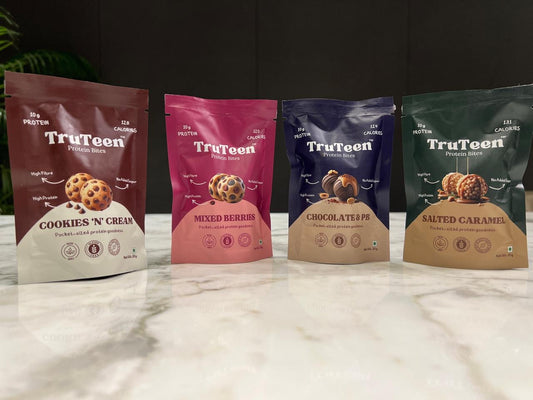 Assorted Pack of 4 Protein Bites
